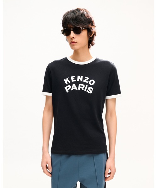 KENZO Paris Emblem' スリム Tシャツ イン コットン（Tシャツ
