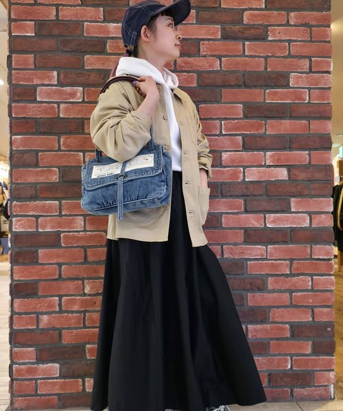 SNOOPY×OLD BETTY'S(スヌーピーカケルオールドベティーズ)の「スヌーピー【SNOOPY】デニム 差し込み式 2WAY ショルダーバック(ショルダーバッグ・レディース・インディゴブルー・FREE)」の3枚目の写真