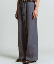 Elanque（エランク）の「wide straight slacks / ワイドストレートスラックス（スラックス）」