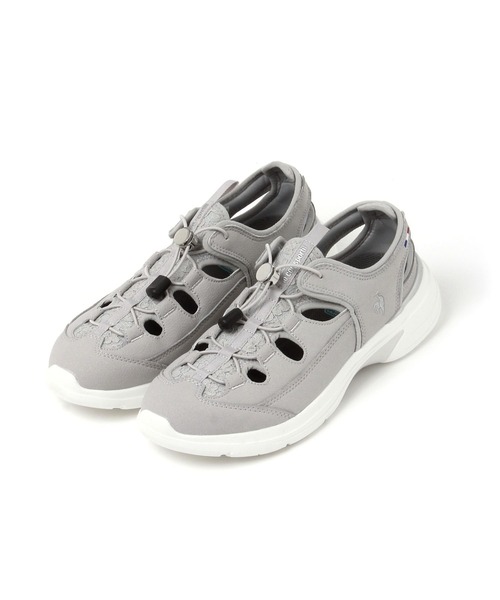 le coq sportif(ルコックスポルティフ)の「le coq sportif/ロレーヌ SS/759481(スリッポン・レディース・ベージュ/ブラック/グレー・LARGE/MEDIUM)」の3枚目の写真
