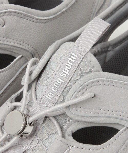 le coq sportif(ルコックスポルティフ)の「le coq sportif/ロレーヌ SS/759481(スリッポン・レディース・ベージュ/ブラック/グレー・LARGE/MEDIUM)」の15枚目の写真