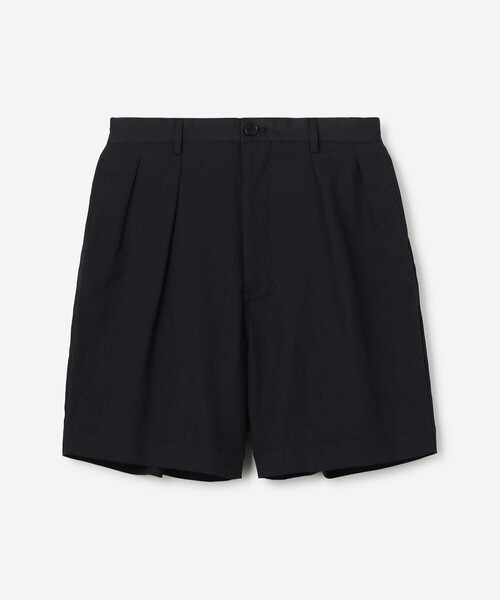 ORCIVAL(オーシバル)の「ORCIVAL | 〈別注〉 ボディシェルオックスフォード タックショーツ MEN(その他パンツ・メンズ・アイボリー/ブラック/モカ・3/4)」の2枚目の写真