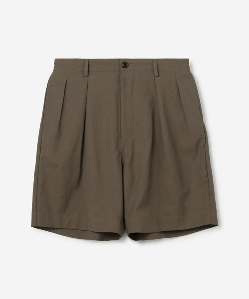 ORCIVAL(オーシバル)の「ORCIVAL | 〈別注〉 ボディシェルオックスフォード タックショーツ MEN(その他パンツ・メンズ・アイボリー/ブラック/モカ・3/4)」の4枚目の写真
