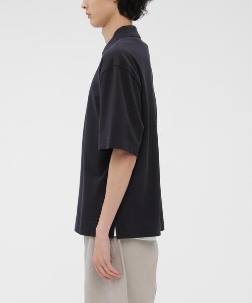 MARGARET HOWELL(マーガレットハウエル)の「COTTON PIQUE JERSEY TOP(Tシャツ/カットソー・メンズ・グレー/ネイビー系1・LARGE/MEDIUM/X-LARGE)」の8枚目の写真