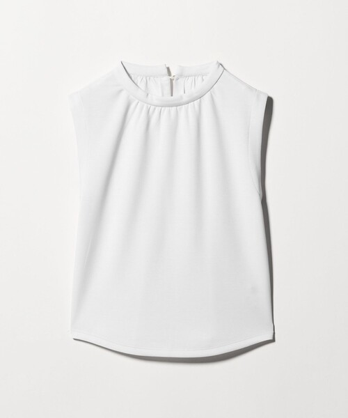 A DAY IN THE LIFE UNITED ARROWS(アデイインザライフユナイテッドアローズ)の「ライトダンボール ノースリーブTシャツ <A DAY IN THE LIFE>(Tシャツ/カットソー・レディース・ダークグレー/ライトグレー/オフホワイト・FREE)」の2枚目の写真