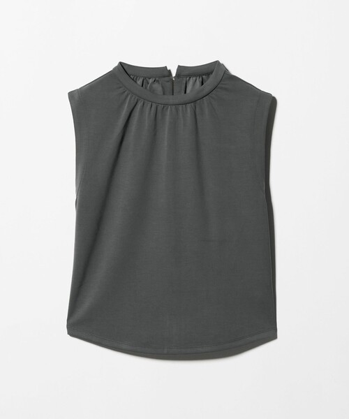 A DAY IN THE LIFE UNITED ARROWS(アデイインザライフユナイテッドアローズ)の「ライトダンボール ノースリーブTシャツ <A DAY IN THE LIFE>(Tシャツ/カットソー・レディース・ダークグレー/ライトグレー/オフホワイト・FREE)」の3枚目の写真