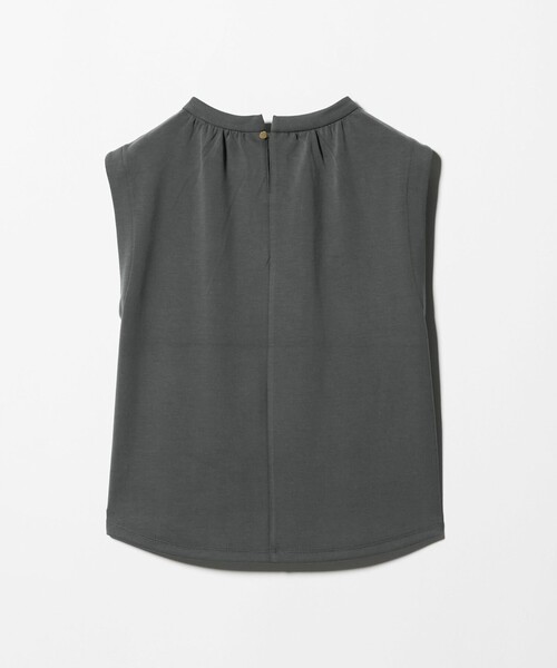 A DAY IN THE LIFE UNITED ARROWS(アデイインザライフユナイテッドアローズ)の「ライトダンボール ノースリーブTシャツ <A DAY IN THE LIFE>(Tシャツ/カットソー・レディース・ダークグレー/ライトグレー/オフホワイト・FREE)」の6枚目の写真