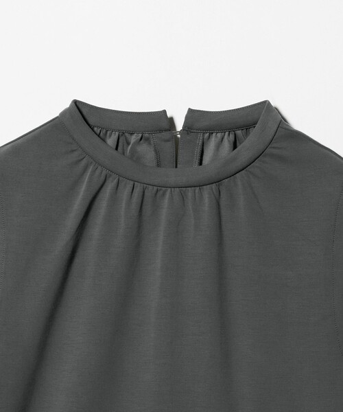 A DAY IN THE LIFE UNITED ARROWS(アデイインザライフユナイテッドアローズ)の「ライトダンボール ノースリーブTシャツ <A DAY IN THE LIFE>(Tシャツ/カットソー・レディース・ダークグレー/ライトグレー/オフホワイト・FREE)」の7枚目の写真