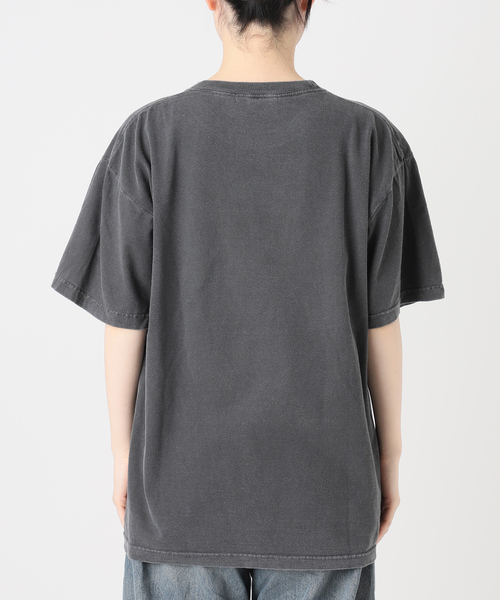 FRAMeWORK(フレームワーク)の「JOHNBULL/ジョンブル NIRVANA SMILEY Tシャツ(Tシャツ/カットソー・レディース・ベージュ/ブラック・FREE)」の6枚目の写真