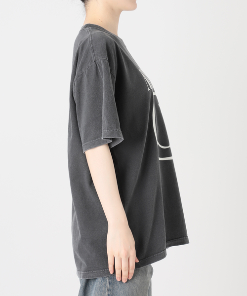 FRAMeWORK(フレームワーク)の「JOHNBULL/ジョンブル NIRVANA SMILEY Tシャツ(Tシャツ/カットソー・レディース・ベージュ/ブラック・FREE)」の7枚目の写真