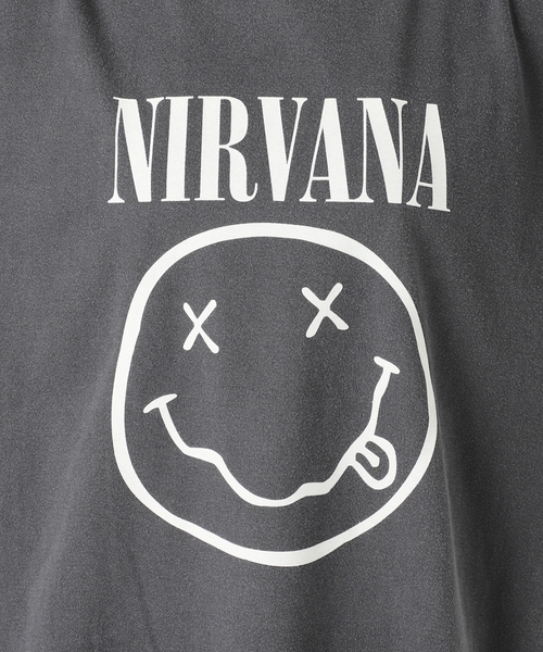 FRAMeWORK(フレームワーク)の「JOHNBULL/ジョンブル NIRVANA SMILEY Tシャツ(Tシャツ/カットソー・レディース・ベージュ/ブラック・FREE)」の12枚目の写真