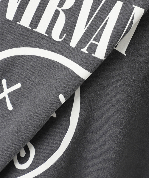 FRAMeWORK(フレームワーク)の「JOHNBULL/ジョンブル NIRVANA SMILEY Tシャツ(Tシャツ/カットソー・レディース・ベージュ/ブラック・FREE)」の13枚目の写真
