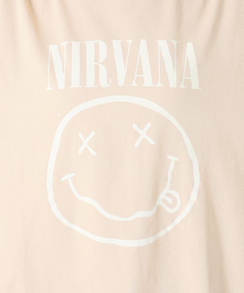 FRAMeWORK(フレームワーク)の「JOHNBULL/ジョンブル NIRVANA SMILEY Tシャツ(Tシャツ/カットソー・レディース・ベージュ/ブラック・FREE)」の15枚目の写真
