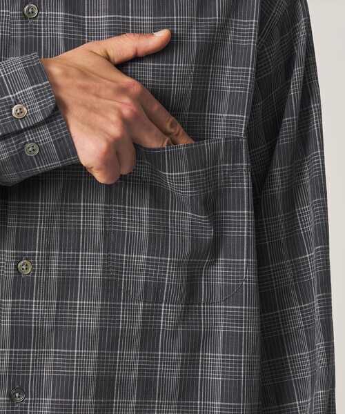 Steven Alan(スティーブンアラン)の「<Steven Alan> スラブ チェック レギュラーカラー シャツ LOOSE(シャツ/ブラウス・メンズ・ダークグレー/オリーブ・L/M/S/XL)」の15枚目の写真