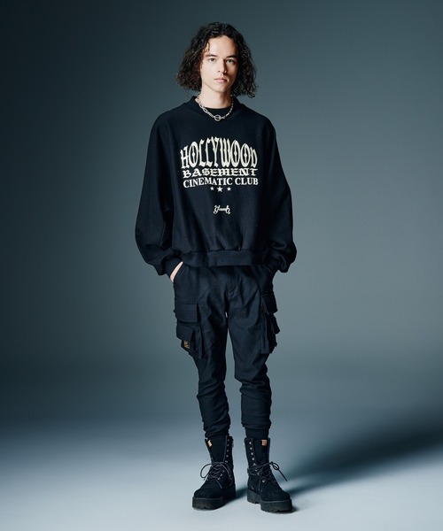 glamb（グラム）の「Sarrouel Rib Cargo Pants / サルエルリブカーゴパンツ（カーゴパンツ・メンズ・グレー/ブラック・S/M/L）」の12枚目の写真