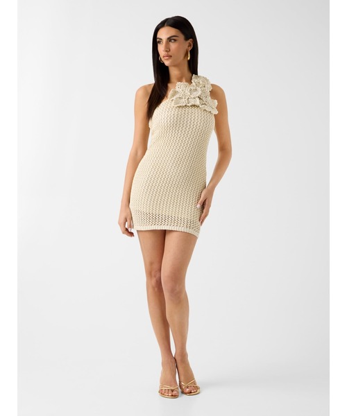 Guess(ゲス)の「ALICIA Crochet Flower Top ワンピース ドレス(ワンピース・レディース・ナチュラル・MEDIUM/SMALL/X-SMALL)」の3枚目の写真