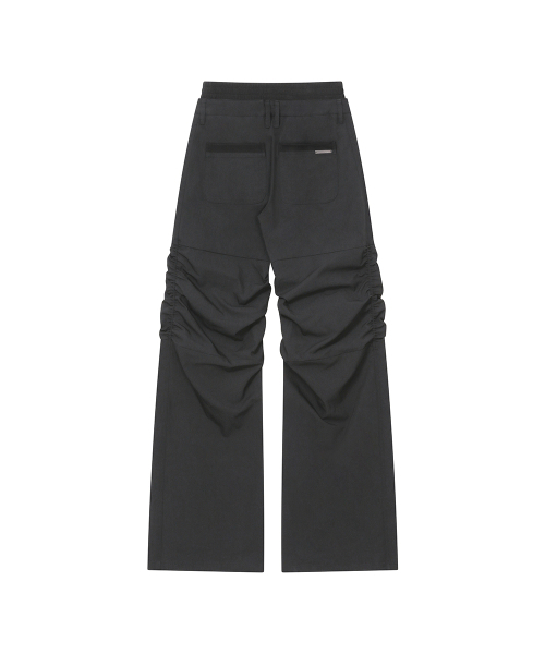 Miseki SEOUL(ミセキソウル)の「Ribbed layered shirring pants CHARCOAL(その他パンツ・レディース・その他・1/2)」の3枚目の写真