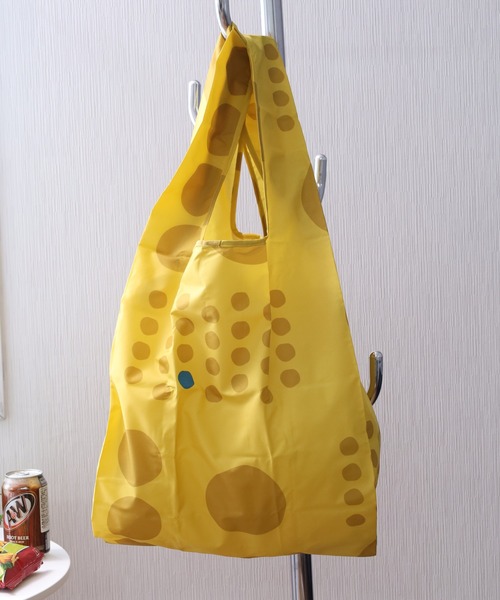 392 plusm(サンキューニプリュスエム)の「392plusm 392PLUSM ECO BAG_BIG サンキューニ プリュスエム エコバッグ ビッグ(エコバッグ/サブバッグ・メンズ・カーキ系2/ブルー系3/イエロー系3/ピンク系3/ブラウン系2/レッド系2/ブラック系2/イエロー系2・ONE)」の6枚目の写真