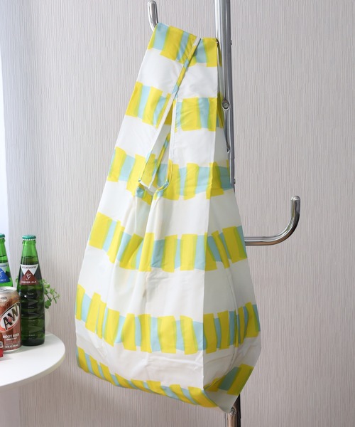 392 plusm(サンキューニプリュスエム)の「392plusm 392PLUSM ECO BAG_BIG サンキューニ プリュスエム エコバッグ ビッグ(エコバッグ/サブバッグ・メンズ・カーキ系2/ブルー系3/イエロー系3/ピンク系3/ブラウン系2/レッド系2/ブラック系2/イエロー系2・ONE)」の7枚目の写真