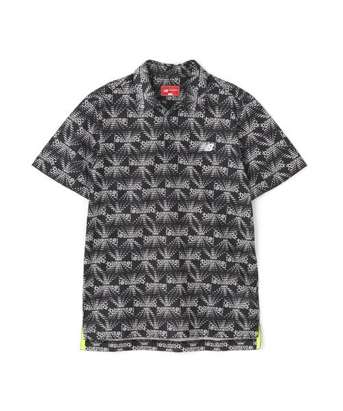 New Balance Golf(ニューバランスゴルフ)の「【new balance golf】リップルロゴ柄 半袖 カラーシャツ (MENS)(シャツ/ブラウス・メンズ・ブラック/カーキ・X-LARGE/LARGE/MEDIUM/XX-LARGE)」の11枚目の写真