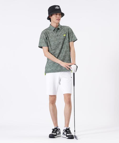 New Balance Golf(ニューバランスゴルフ)の「【new balance golf】リップルロゴ柄 半袖 カラーシャツ (MENS)(シャツ/ブラウス・メンズ・ブラック/カーキ・X-LARGE/LARGE/MEDIUM/XX-LARGE)」の16枚目の写真