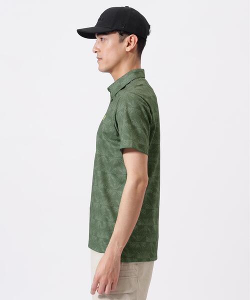 New Balance Golf(ニューバランスゴルフ)の「【new balance golf】リップルロゴ柄 半袖 カラーシャツ (MENS)(シャツ/ブラウス・メンズ・ブラック/カーキ・X-LARGE/LARGE/MEDIUM/XX-LARGE)」の17枚目の写真