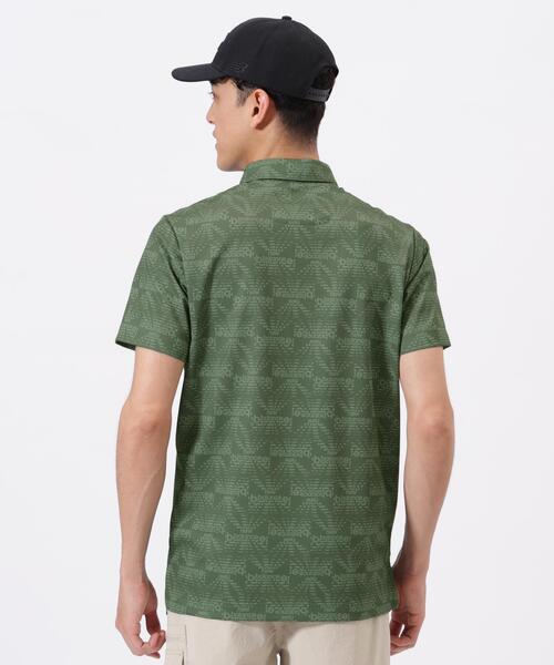 New Balance Golf(ニューバランスゴルフ)の「【new balance golf】リップルロゴ柄 半袖 カラーシャツ (MENS)(シャツ/ブラウス・メンズ・ブラック/カーキ・X-LARGE/LARGE/MEDIUM/XX-LARGE)」の18枚目の写真