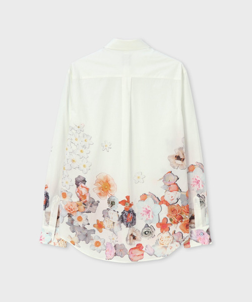 Paul Smith（ポールスミス）の「"Climbing Floral" プリントシャツ / 263302 A112（シャツ/ブラウス・メンズ・オフホワイト・X-LARGE/LARGE/MEDIUM/SMALL）」の4枚目の写真
