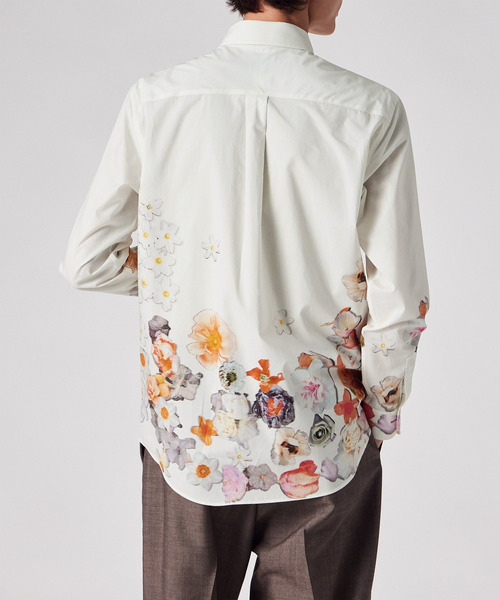 Paul Smith（ポールスミス）の「"Climbing Floral" プリントシャツ / 263302 A112（シャツ/ブラウス・メンズ・オフホワイト・X-LARGE/LARGE/MEDIUM/SMALL）」の6枚目の写真