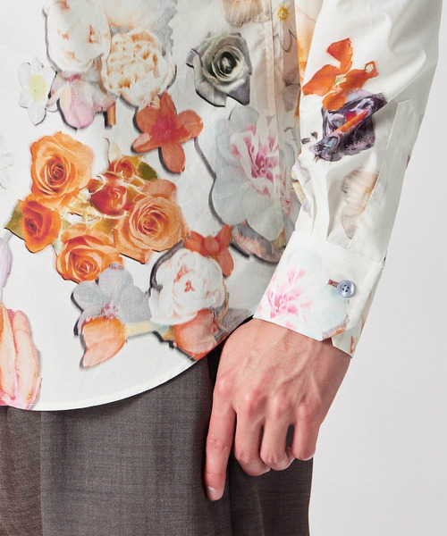 Paul Smith（ポールスミス）の「"Climbing Floral" プリントシャツ / 263302 A112（シャツ/ブラウス・メンズ・オフホワイト・X-LARGE/LARGE/MEDIUM/SMALL）」の5枚目の写真