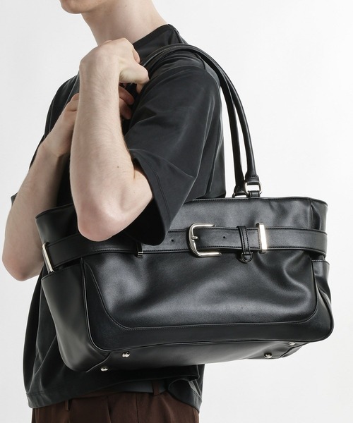 HARE(ハレ)の「ベルトボストントートBAG(HARE)(トートバッグ・メンズ・ブラック・FREE)」の9枚目の写真