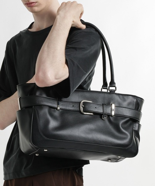 HARE(ハレ)の「ベルトボストントートBAG(HARE)(トートバッグ・メンズ・ブラック・FREE)」の11枚目の写真