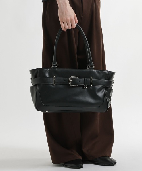 HARE(ハレ)の「ベルトボストントートBAG(HARE)(トートバッグ・メンズ・ブラック・FREE)」の5枚目の写真