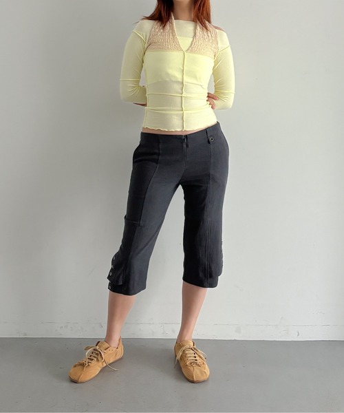 O(オー)の「Baserange Husk long sleeve tee(Tシャツ/カットソー・レディース・イエロー系その他・X-SMALL)」の3枚目の写真