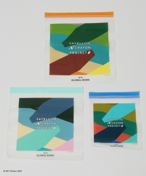 GLOBAL WORK(グローバルワーク)の「【SATELLITE CRAYON PROJECT】ZIPバッグ/669775(その他・レディース・その他4・FREE)」の3枚目の写真