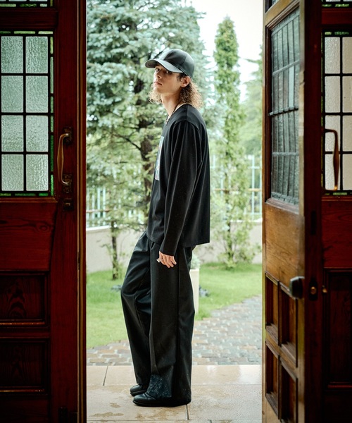 CASPER JOHN(キャスパージョン)の「High-tech U-neck psycho-path cut-sew/ハイテックUネックサイコパスカットソー(Tシャツ/カットソー・メンズ・ブラック/ホワイト・X-SMALL/LARGE/MEDIUM/SMALL)」の9枚目の写真