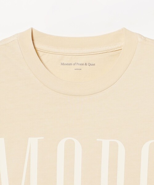 PEACE & QUIET(ピースアンドクワイエット)の「Museum of Peace & Quiet / Headline Tee(Tシャツ/カットソー・メンズ・ライトグレー・XL/L/M)」の3枚目の写真
