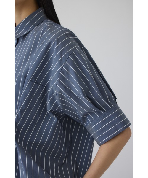 RIM.ARK(リムアーク)の「Serene over shirt(セリーンオーバーシャツ)(シャツ/ブラウス・レディース・マルチ/ネイビー/ホワイト・FREE)」の21枚目の写真