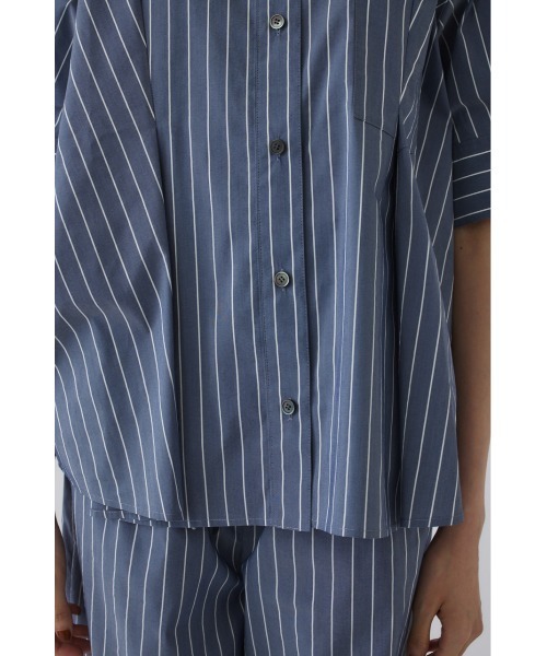 RIM.ARK(リムアーク)の「Serene over shirt(セリーンオーバーシャツ)(シャツ/ブラウス・レディース・マルチ/ネイビー/ホワイト・FREE)」の20枚目の写真