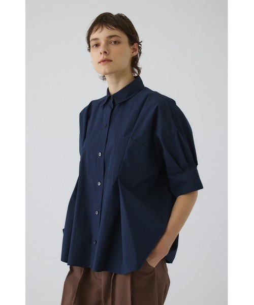 RIM.ARK(リムアーク)の「Serene over shirt(セリーンオーバーシャツ)(シャツ/ブラウス・レディース・マルチ/ネイビー/ホワイト・FREE)」の15枚目の写真