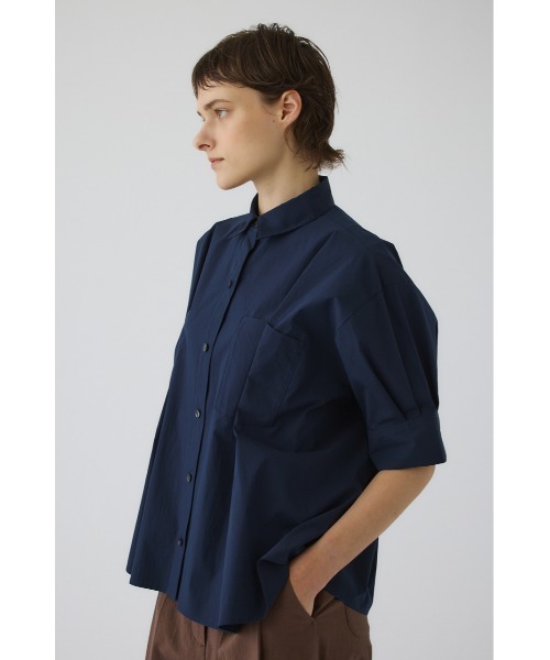 RIM.ARK(リムアーク)の「Serene over shirt(セリーンオーバーシャツ)(シャツ/ブラウス・レディース・マルチ/ネイビー/ホワイト・FREE)」の14枚目の写真