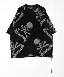 BOXY ALL-OVER SKULL TEE