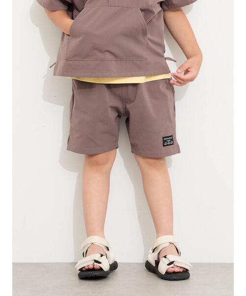 Samansa Mos2 Lagom(サマンサモスモスラーゴム)の「【接触冷感】メッシュハーフパンツ(その他パンツ・キッズ・ブラウン/ミント/ネイビー・95/120/130/110/100)」の5枚目の写真