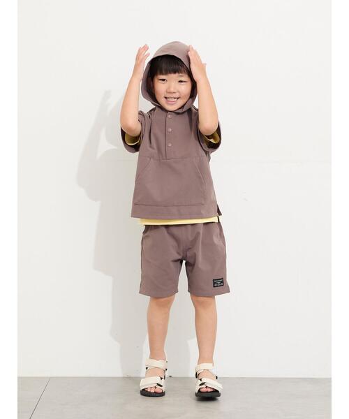 Samansa Mos2 Lagom(サマンサモスモスラーゴム)の「【接触冷感】メッシュハーフパンツ(その他パンツ・キッズ・ブラウン/ミント/ネイビー・95/120/130/110/100)」の13枚目の写真