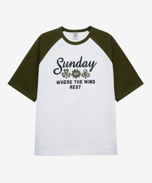 MINDBRIDGE（マインドブリッジ）の「[UNS]ドゥグッド_ラグランオーバーサイズ半袖Tシャツ - 2カラー（Tシャツ/カットソー・メンズ・ブラウン/カーキ・100/110/95/105）」の6枚目の写真