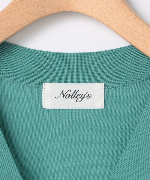NOLLEY’S（ノーリーズ）の「《手洗い可能》18GマレーゆったりVネックカーディガン（カーディガン/ボレロ・レディース・ピンク/ミント/ホワイト系その他2/ブルー系その他6/ダークブラウン・38）」の6枚目の写真