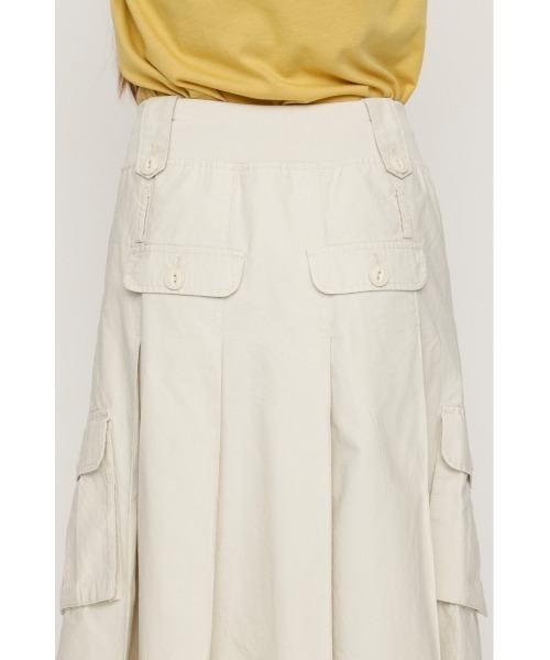 SLY(スライ)の「MILITARY MIDI SK ミリタリーミディスカート 夏服 秋服(スカート・レディース・オフホワイト/カーキ・SMALL/MEDIUM)」の13枚目の写真