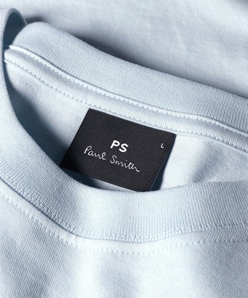 PS Paul Smith(ピーエスポールスミス)の「"Patch Zebra" 半袖Tシャツ / 262556 011R(Tシャツ/カットソー・メンズ・ライトブルー/ホワイト/ライトピンク・SMALL/LARGE/MEDIUM/XX-LARGE/X-LARGE)」の4枚目の写真