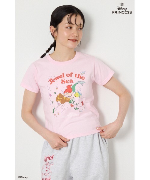 RODEO CROWNS WIDE BOWL(ロデオクラウンズワイドボウル)の「(PRINCESS)アソートTシャツ(Tシャツ/カットソー・レディース・オフホワイト/ライトブルー/ライトパープル/ライトピンク・FREE)」の4枚目の写真