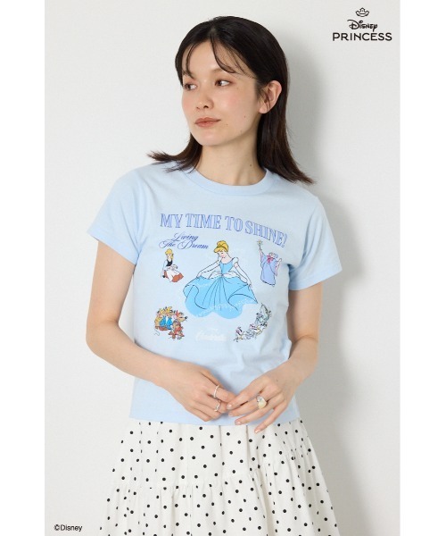 RODEO CROWNS WIDE BOWL(ロデオクラウンズワイドボウル)の「(PRINCESS)アソートTシャツ(Tシャツ/カットソー・レディース・オフホワイト/ライトブルー/ライトパープル/ライトピンク・FREE)」の2枚目の写真